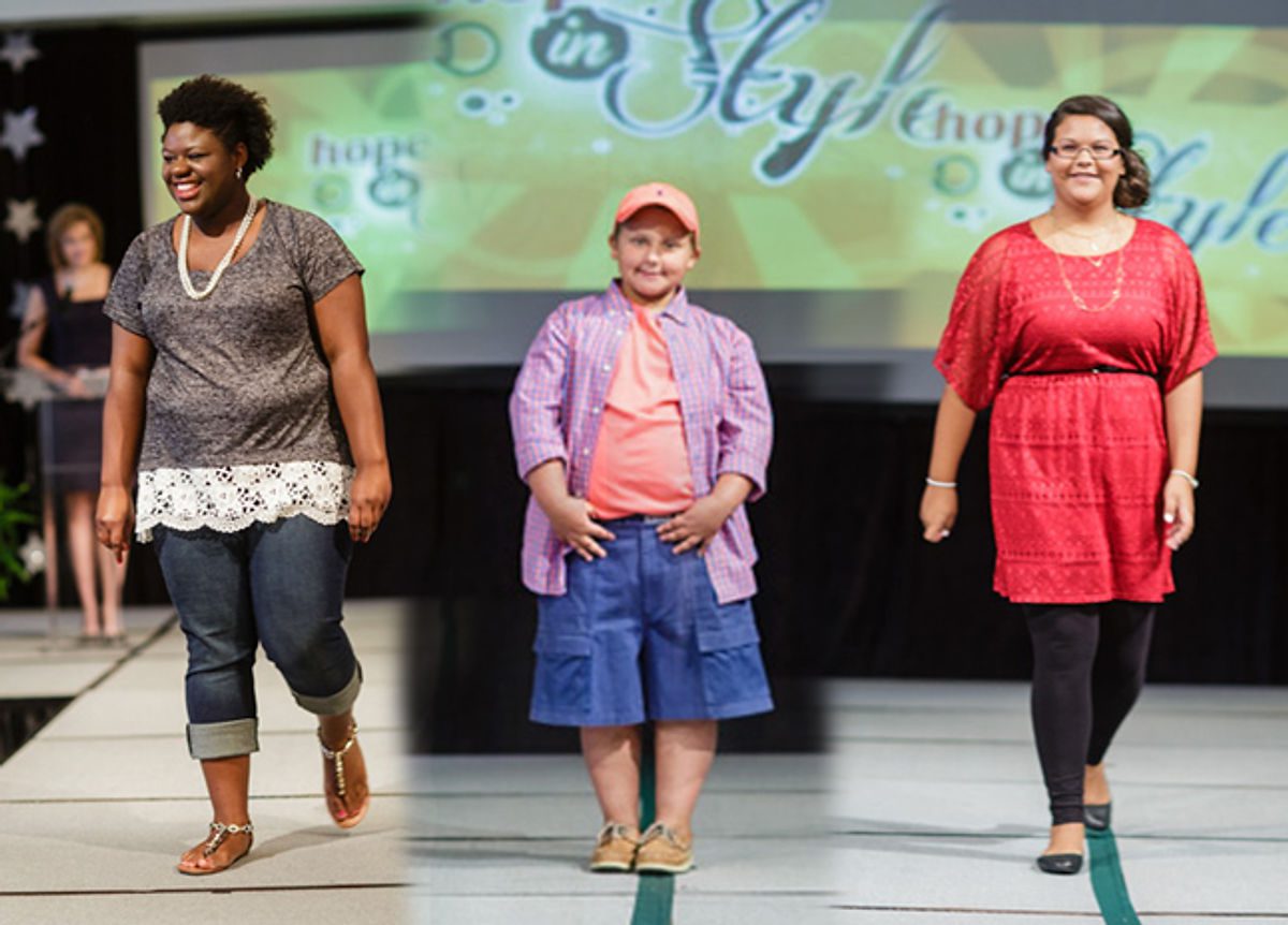 Hope in Style children walked the runway