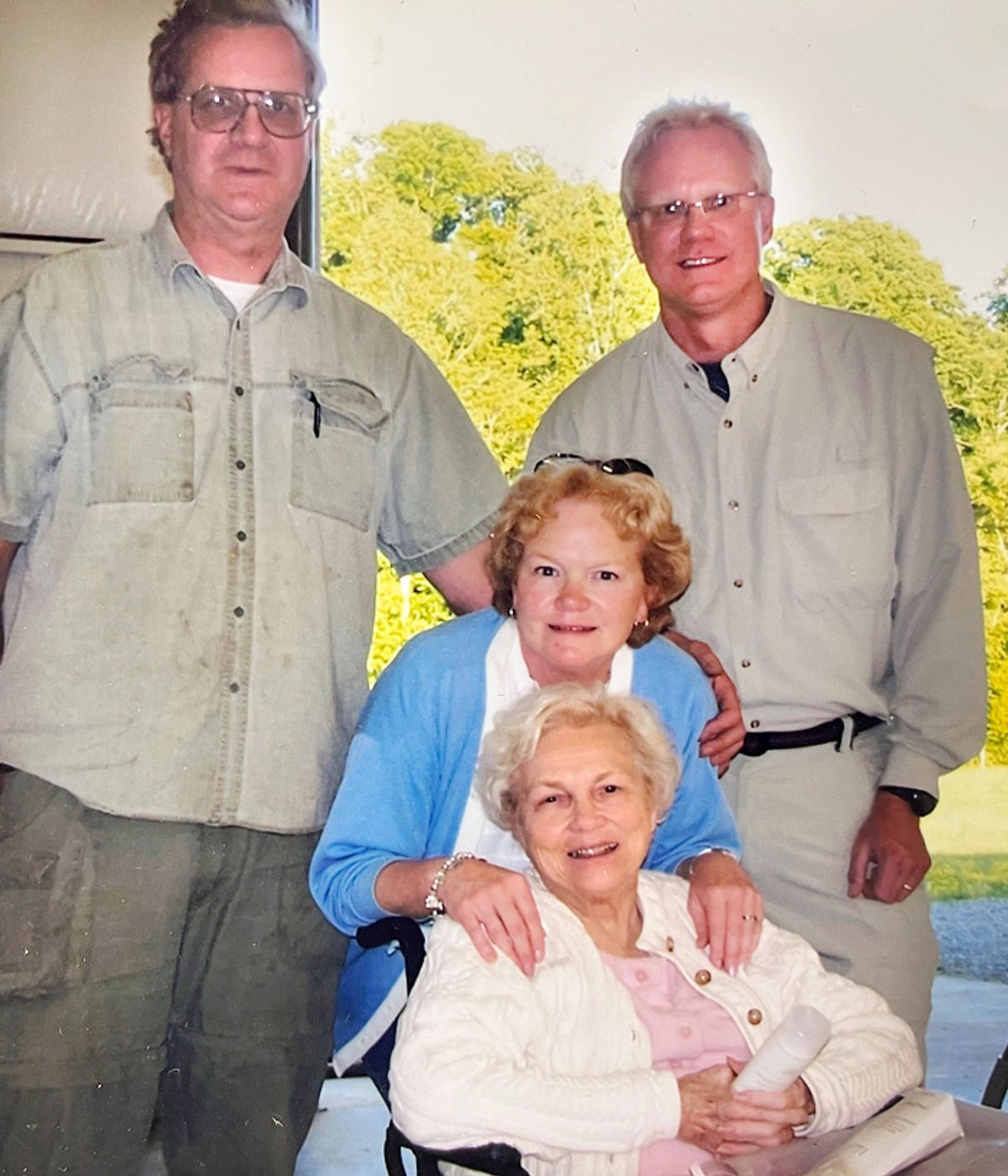 Children Sterling, Julia, and Tom with mother Betsy