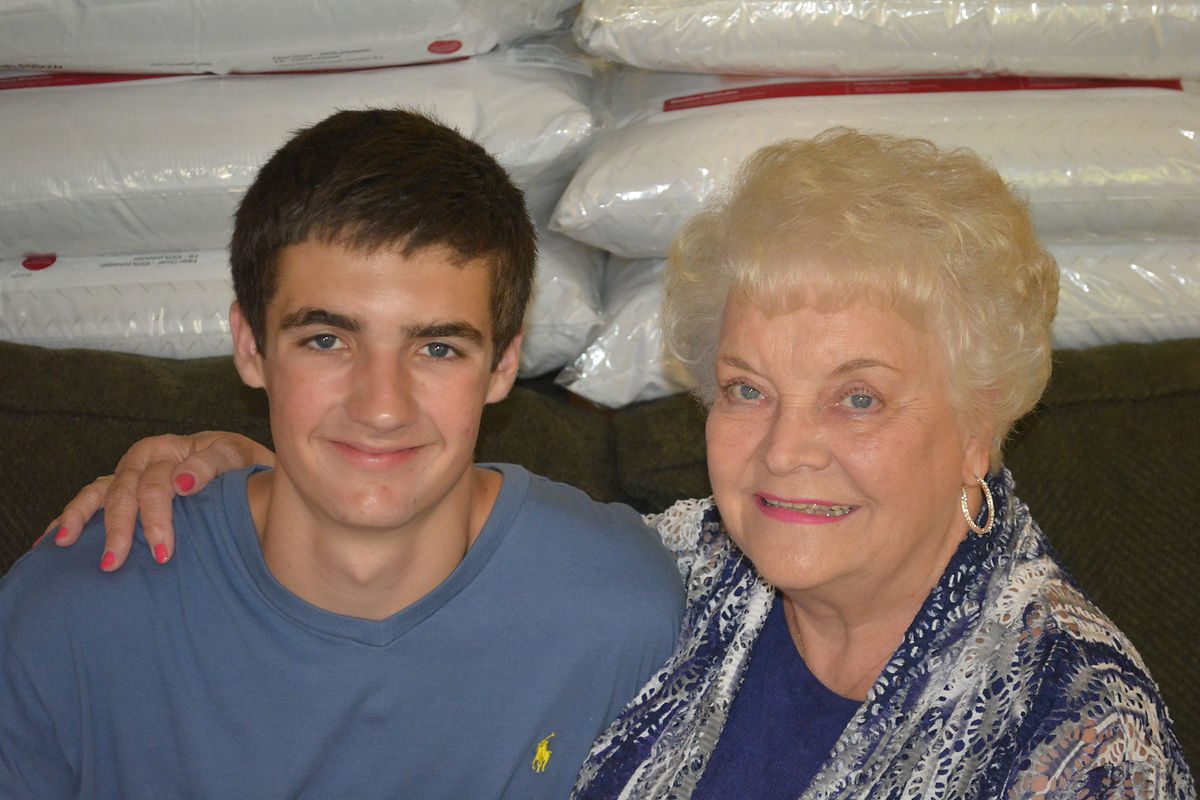 Sixteen-year-old John Shuster’s pillow collection campaign provided 89 new, standard pillows for the residents at Kennedy Home in Kinston.