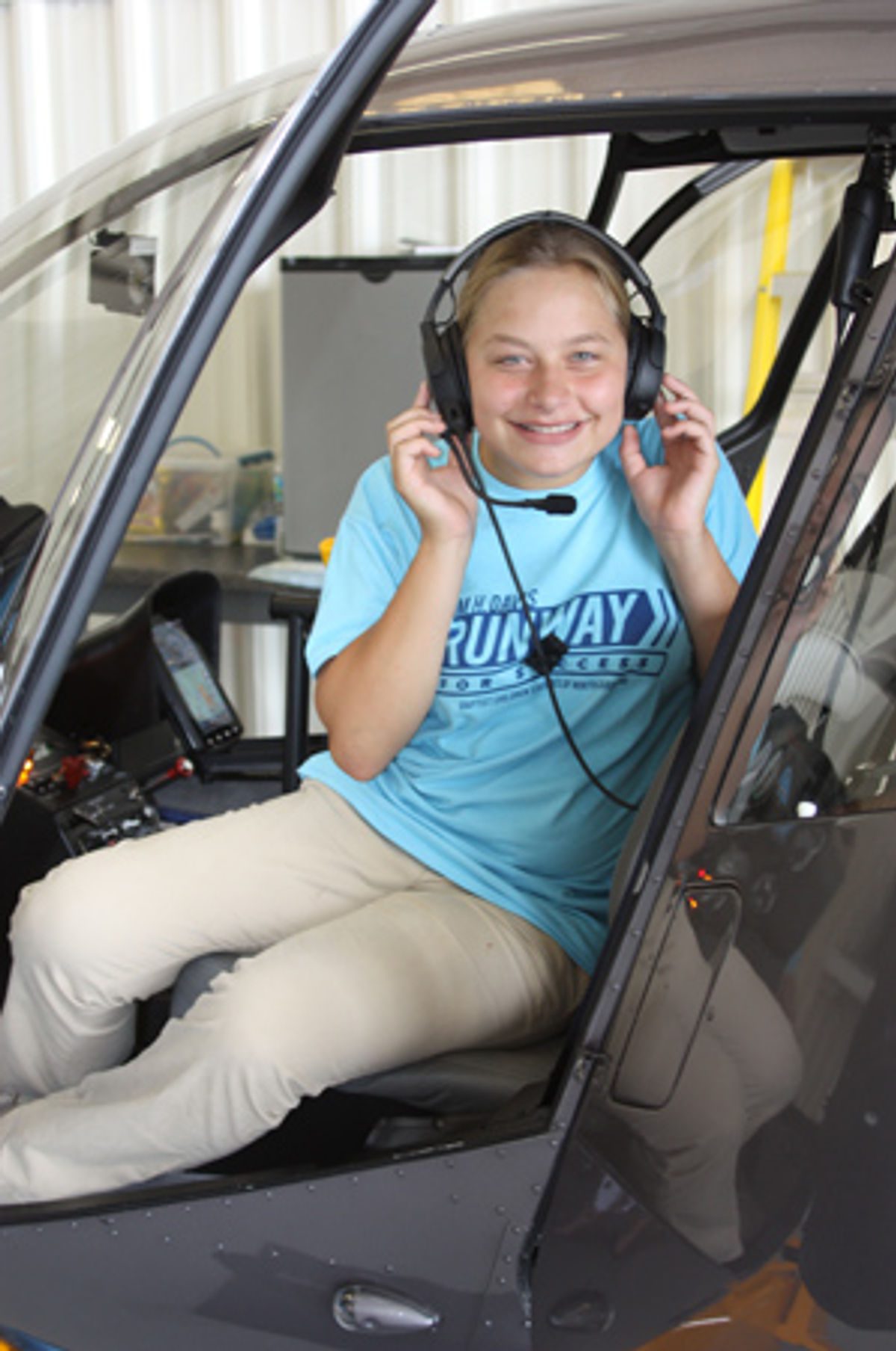 A camper from Camp Duncan for Girls