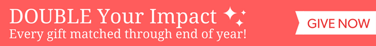 Double your impact - give now
