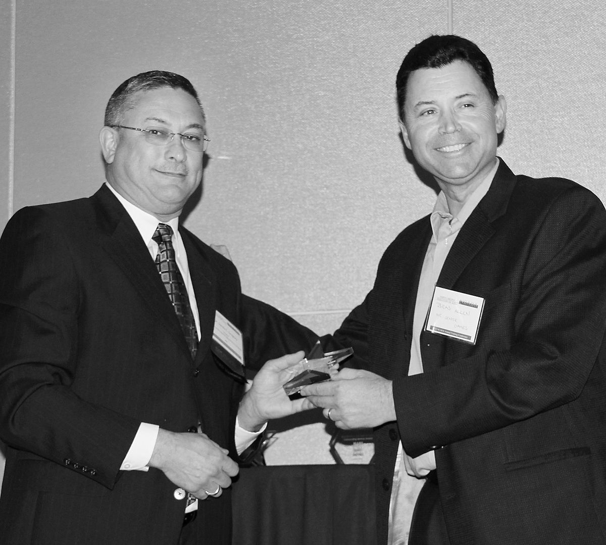 The North Carolina Association on Aging awarded their Leadership Excellence Award to NCBAM director Sandy Gregory at their annual meeting in Wilmington.