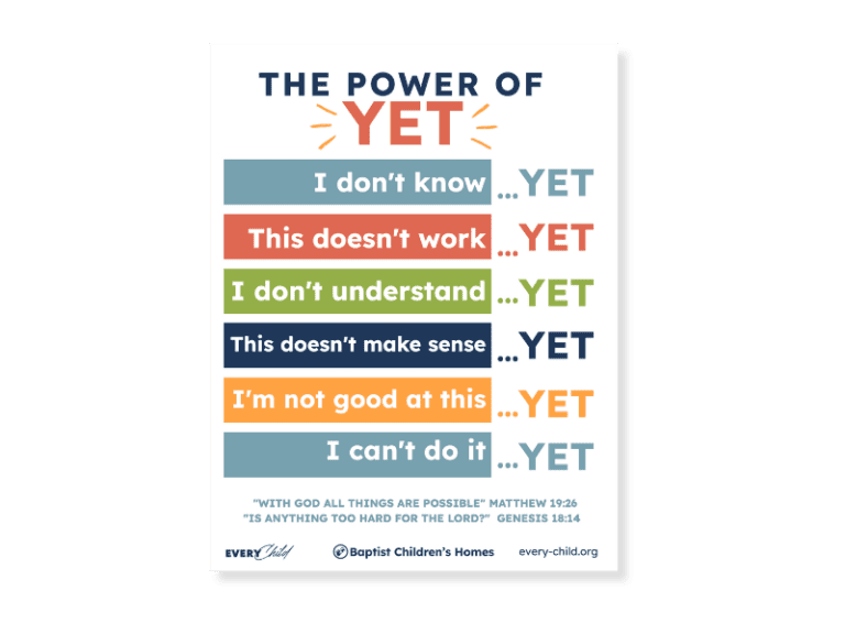 The Power of Yet resource cover