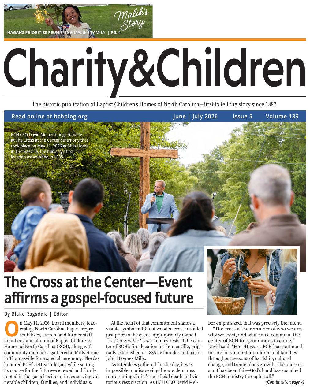 June / July 2026 issue of Charity and Children